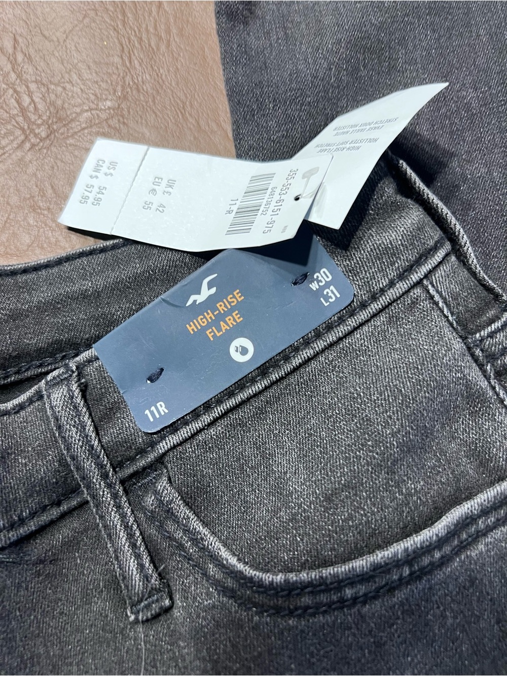 Hollister | Mid High Rise Split Flare Jeans - Picture 2 of 6